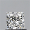Diamante Natural 0.51 quilates, Princesa , Color H, claridad VVS2 y certificado GIA