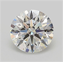 Lab Grown Diamond 1.03 Carats, Round with Ideal Cut, D Color, VS1 Clarity and Certified by IGI