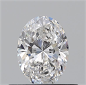 Diamante Natural 0.40 quilates, Ovalado , Color D, claridad VVS2 y certificado GIA