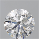 Natural Diamond 2.21 Carats, Round with Excellent Cut, H Color, VVS2 Clarity and Certified by GIA