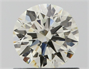 Natural Diamond 0.71 Carats, Round with Excellent Cut, K Color, VVS2 Clarity and Certified by IGI