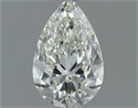 Natural Diamond 0.51 Carats, Pear with  Cut, J Color, VVS1 Clarity and Certified by IGI