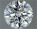 Natural Diamond 0.70 Carats, Round with Excellent Cut, F Color, SI1 Clarity and Certified by IGI
