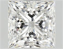 Natural Diamond 1.02 Carats, Princess with  Cut, G Color, VS1 Clarity and Certified by GIA