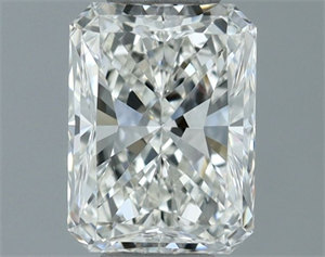 Picture of Natural Diamond 0.50 Carats, Radiant with  Cut, I Color, VVS2 Clarity and Certified by GIA
