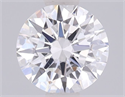 Lab Grown Diamond 0.85 Carats, Round with Ideal Cut, D Color, VS1 Clarity and Certified by IGI