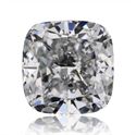 Natural Diamond 0.55 Carats, Cushion with  Cut, D Color, VVS2 Clarity and Certified by GIA