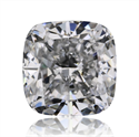 Natural Diamond 0.55 Carats, Cushion with  Cut, D Color, VVS2 Clarity and Certified by GIA