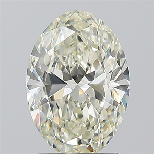 Picture of Natural Diamond 1.50 Carats, Oval with  Cut, J Color, IF Clarity and Certified by IGI