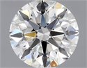 Natural Diamond 0.70 Carats, Round with Excellent Cut, I Color, VVS2 Clarity and Certified by GIA