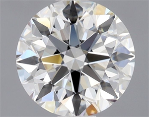 Picture of Natural Diamond 0.70 Carats, Round with Excellent Cut, I Color, VVS2 Clarity and Certified by GIA
