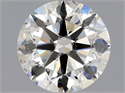 Natural Diamond 1.31 Carats, Round with Excellent Cut, K Color, SI2 Clarity and Certified by GIA