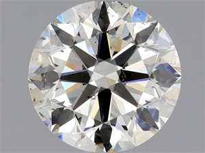 Picture of Natural Diamond 1.31 Carats, Round with Excellent Cut, K Color, SI2 Clarity and Certified by GIA