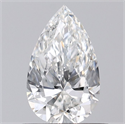 Natural Diamond 0.50 Carats, Pear with  Cut, G Color, SI2 Clarity and Certified by GIA