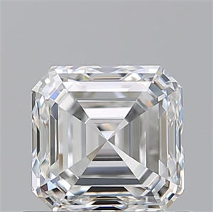 Foto Diamante Natural 0.90 quilates, Asscher , Color F, claridad VVS2 y certificado GIA de