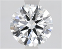 Del inventario de diamantes de laboratorio, 1.06 quilates, Redondo , Color F, claridad VVS2 y certificado IGI