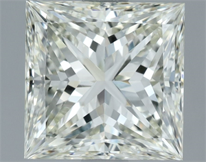 Picture of Natural Diamond 2.01 Carats, Princess with  Cut, L Color, VS2 Clarity and Certified by GIA