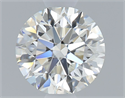 Natural Diamond 0.90 Carats, Round with Very Good Cut, H Color, SI1 Clarity and Certified by GIA