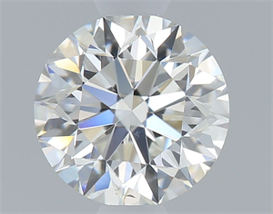 Picture of Natural Diamond 0.90 Carats, Round with Very Good Cut, H Color, SI1 Clarity and Certified by GIA