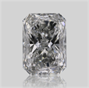 Natural Diamond 0.73 Carats, Radiant with  Cut, F Color, VVS1 Clarity and Certified by GIA