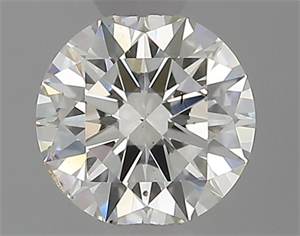 Picture of Natural Diamond 0.40 Carats, Round with Excellent Cut, I Color, SI1 Clarity and Certified by IGI