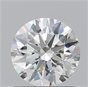 Natural Diamond 1.01 Carats, Round with Excellent Cut, H Color, VS1 Clarity and Certified by GIA