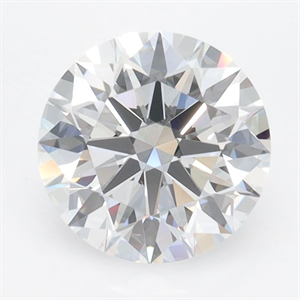 Picture of Lab Grown Diamond 2.09 Carats, Round with Ideal Cut, D Color, IF Clarity and Certified by IGI