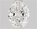 Diamante Natural 0.62 quilates, Ovalado , Color F, claridad VS2 y certificado GIA