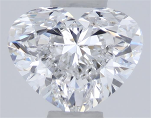 Picture of Natural Diamond 0.40 Carats, Heart with  Cut, D Color, VVS1 Clarity and Certified by GIA