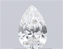 Natural Diamond 0.50 Carats, Pear with  Cut, H Color, I1 Clarity and Certified by GIA