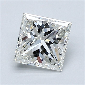 Foto Diamante Natural 1.16 quilates, Princesa , Color I, claridad VVS1 y certificado GIA de