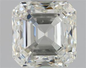 Foto Diamante Natural 1.00 quilates, Asscher , Color K, claridad VVS1 y certificado GIA de