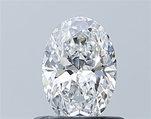 Picture of Natural Diamond 0.55 Carats, Oval with  Cut, E Color, VS1 Clarity and Certified by GIA