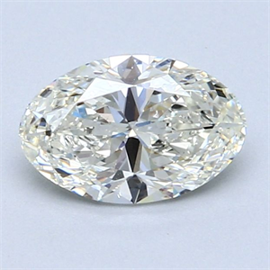 Picture of Natural Diamond 1.21 Carats, Oval with  Cut, J Color, SI1 Clarity and Certified by GIA