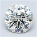 Diamante Natural 1.80 quilates, Redondo , Color J, claridad VS1 y certificado GIA