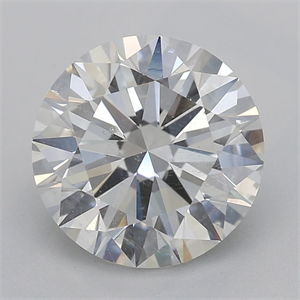Picture of Natural Diamond 2.01 Carats, Round with Excellent Cut, G Color, I1 Clarity and Certified by GIA