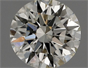 Natural Diamond 0.41 Carats, Round with Excellent Cut, K Color, VS1 Clarity and Certified by IGI
