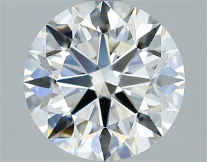 Picture of Natural Diamond 2.50 Carats, Round with Excellent Cut, H Color, VVS2 Clarity and Certified by GIA