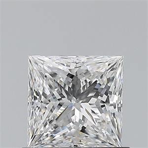 Picture of Natural Diamond 0.70 Carats, Princess with  Cut, E Color, VS1 Clarity and Certified by GIA