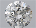 Natural Diamond 2.51 Carats, Round with Excellent Cut, I Color, SI2 Clarity and Certified by GIA