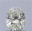 Diamante Natural 0.60 quilates, Ovalado , Color H, claridad VVS2 y certificado IGI