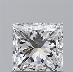 Picture of Natural Diamond 0.78 Carats, Princess with  Cut, G Color, VVS1 Clarity and Certified by GIA
