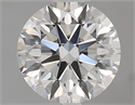 Natural Diamond 1.74 Carats, Round with Excellent Cut, G Color, VS1 Clarity and Certified by GIA