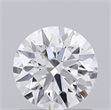 Del inventario de diamantes de laboratorio, 0.73 quilates, Redondo , Color D, claridad VVS2 y certificado IGI