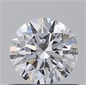 Natural Diamond 0.70 Carats, Round with Excellent Cut, D Color, VVS1 Clarity and Certified by GIA