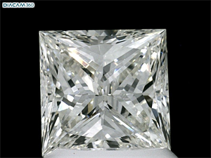Foto Diamante Natural 1.60 quilates, Princesa , Color I, claridad VVS2 y certificado GIA de
