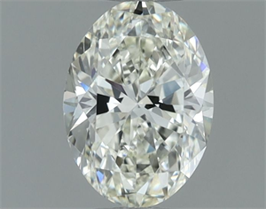 Picture of Natural Diamond 0.60 Carats, Oval with  Cut, I Color, VVS1 Clarity and Certified by IGI