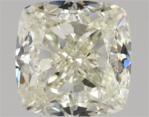 Foto Diamante Natural 1.83 quilates, Del cojín , Color N, claridad VS2 y certificado GIA de