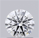 Lab Grown Diamond 0.76 Carats, Round with Ideal Cut, D Color, VVS1 Clarity and Certified by IGI