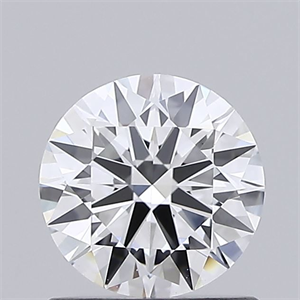 Picture of Lab Grown Diamond 0.76 Carats, Round with Ideal Cut, D Color, VVS1 Clarity and Certified by IGI